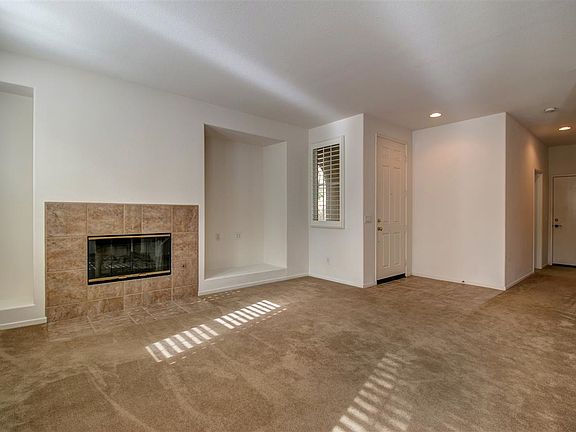Living Room With Fireplace