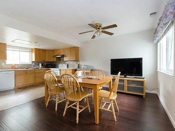 2nd Floor - Kitchen and Dining Area (with staging furniture - not part of the lease)