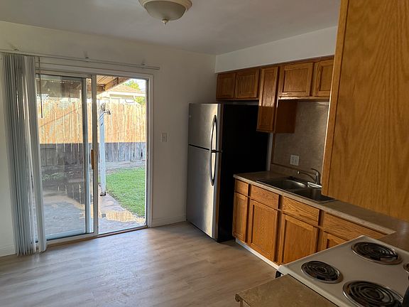 From kitchen to the backyard.