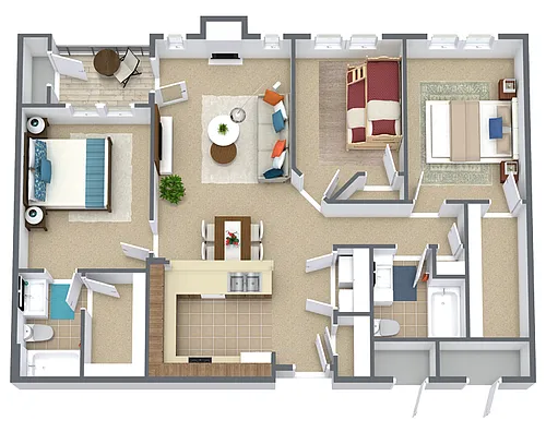 Floor plan Conley