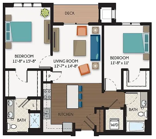 Floor plan The Monroe