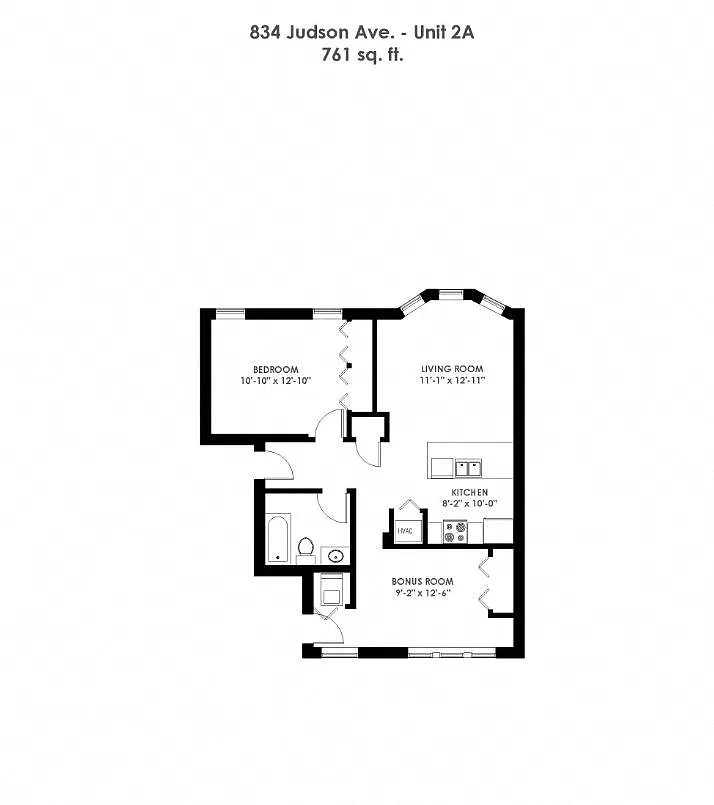 Floor plan One Bedroom