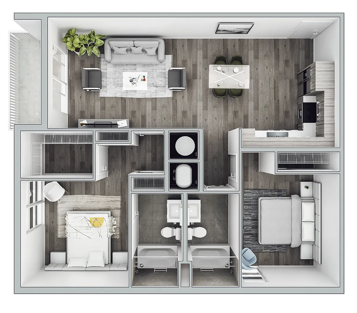 Floor plan B6