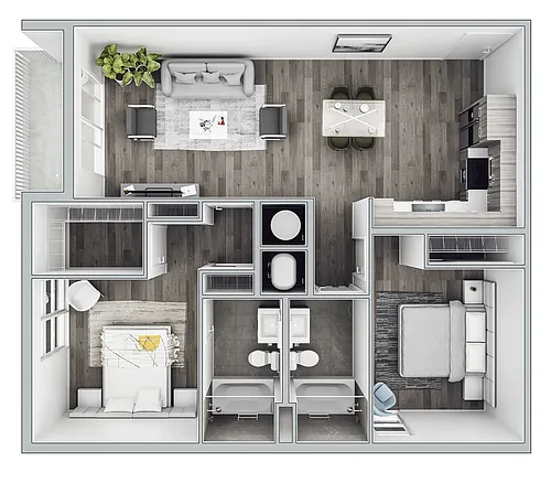 Floor plan B6