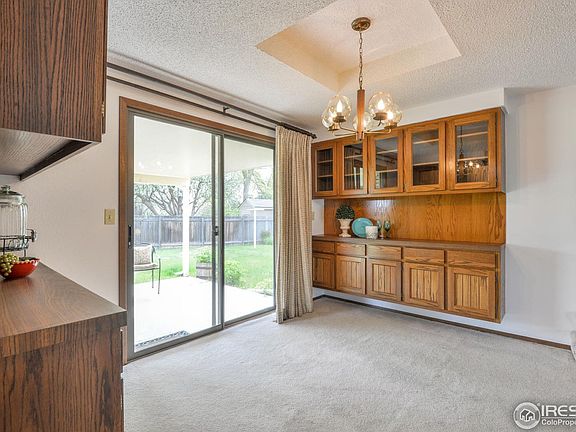 Dining area leading out to the back yard