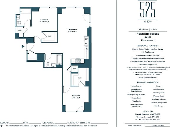 2nd image of 525 W 52nd St #20B-N