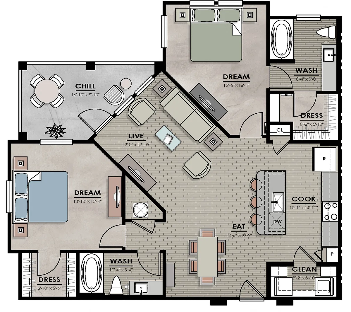 Floor plan B2