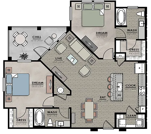 Floor plan B2