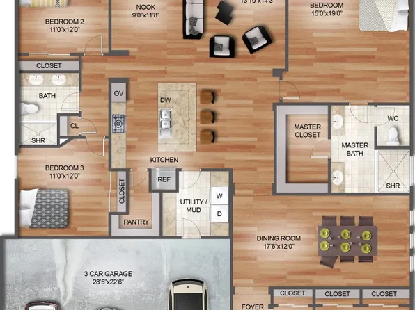 2350 Plan, Woodland Oaks Phase 3
