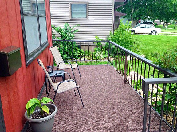 New carpet on patio