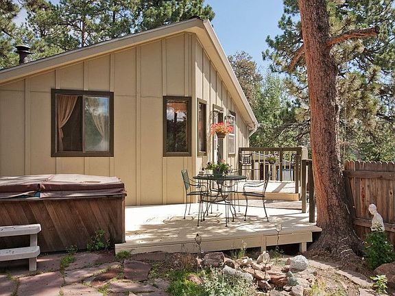 Back deck and hot tub