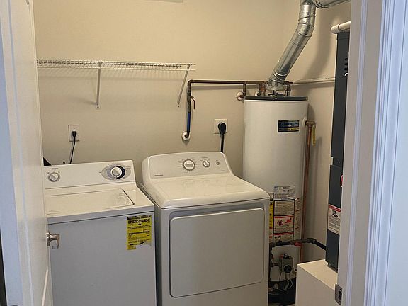 Private in-unit laundry and utilities