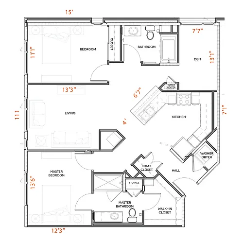 Floor plan B4