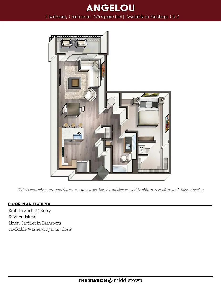 Floor plan Angelou