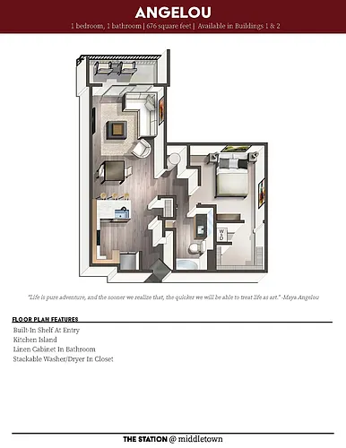Floor plan Angelou