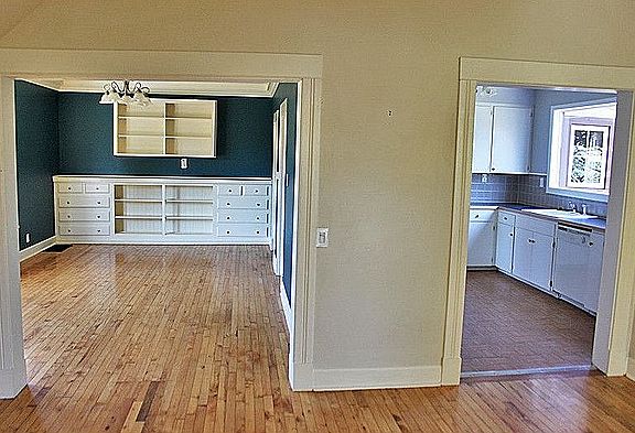 Living Room, Dining Room and Kitchen