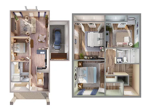 Floor plan Oak