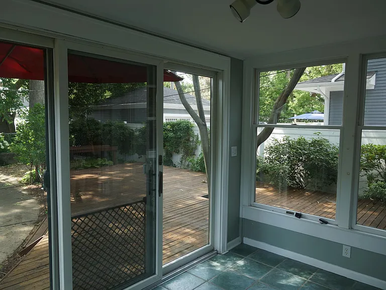 Sun room and deck