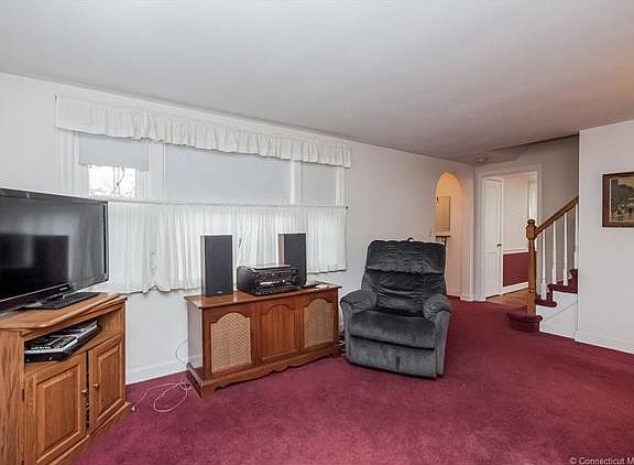 Hardwood floors under the c...