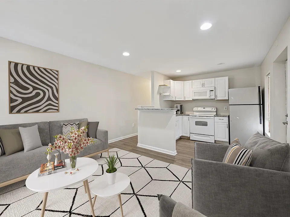 Living room/kitchen - Staged