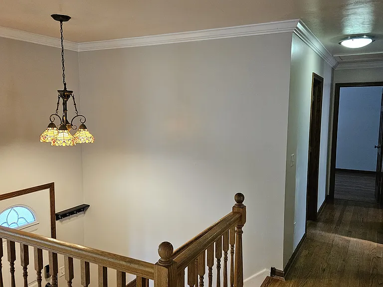 Hallways to three bedrooms