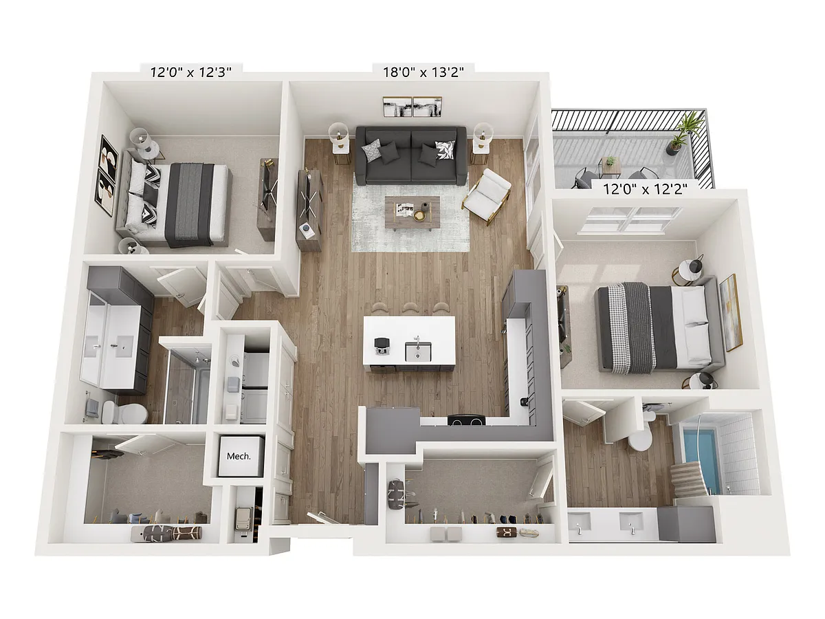 Floor plan B4