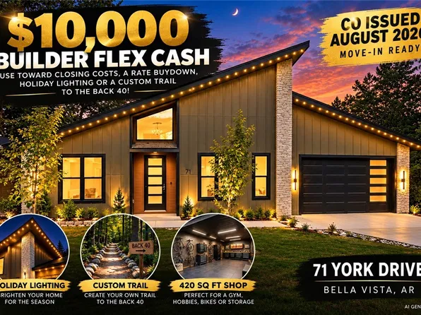 71 York Dr, Bella Vista, AR 72714