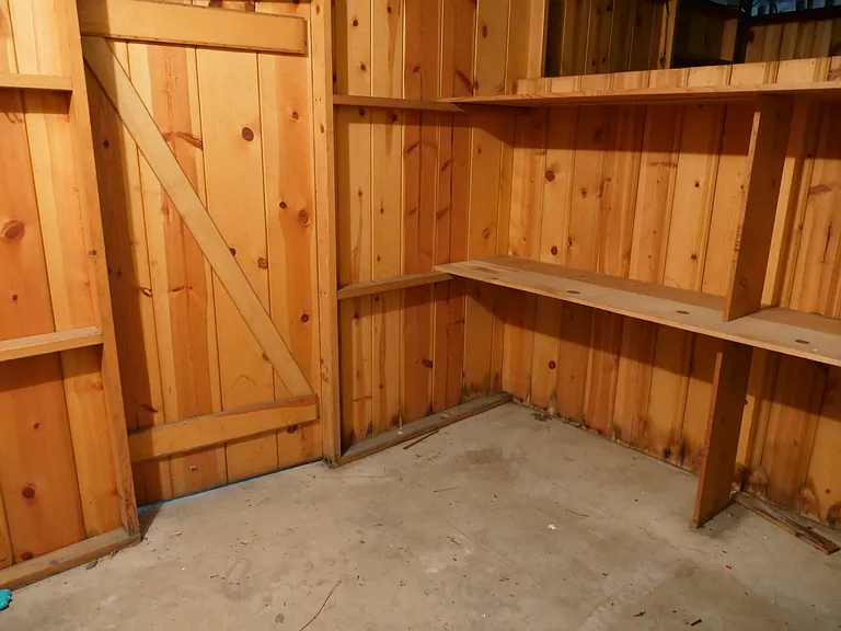 Huge exclusive storage unit in garage.