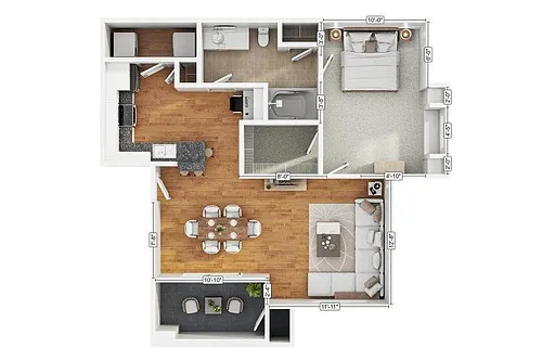 Floor plan 1C1