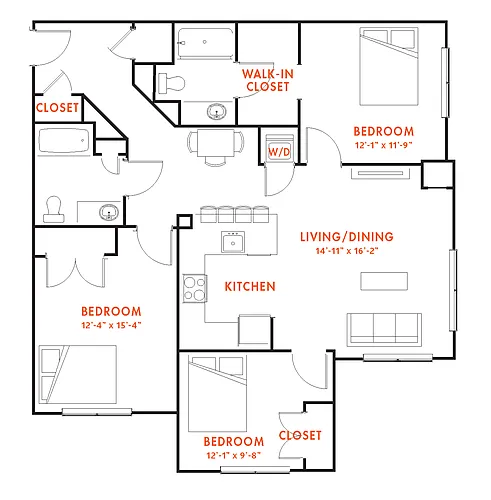Floor plan C2A-1