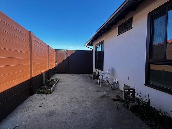 Large private patio space.