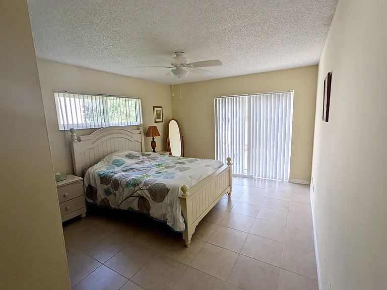 2nd bedroom with patio