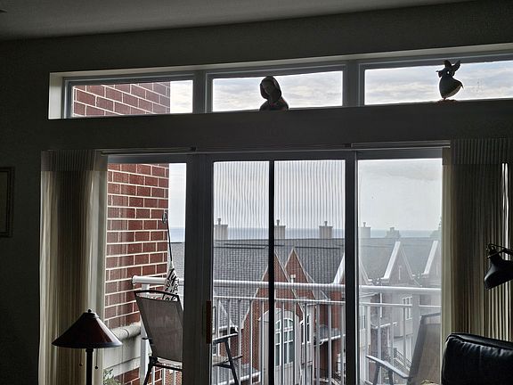 view to the deck