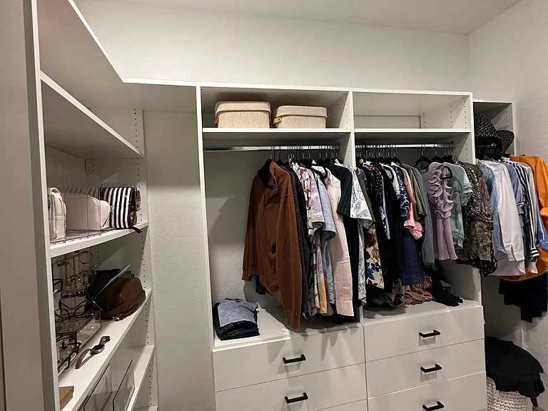 Master bedroom walk-in closet (2nd floor)