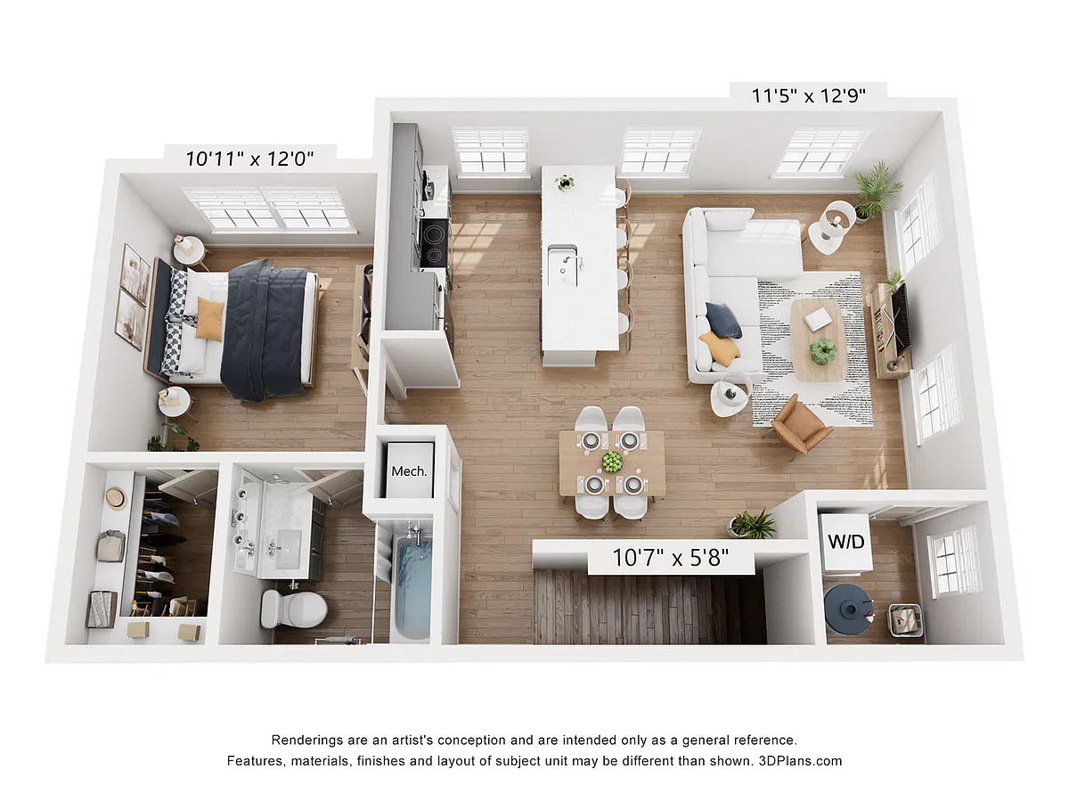 Floor plan Bentley II Flat - BCIII