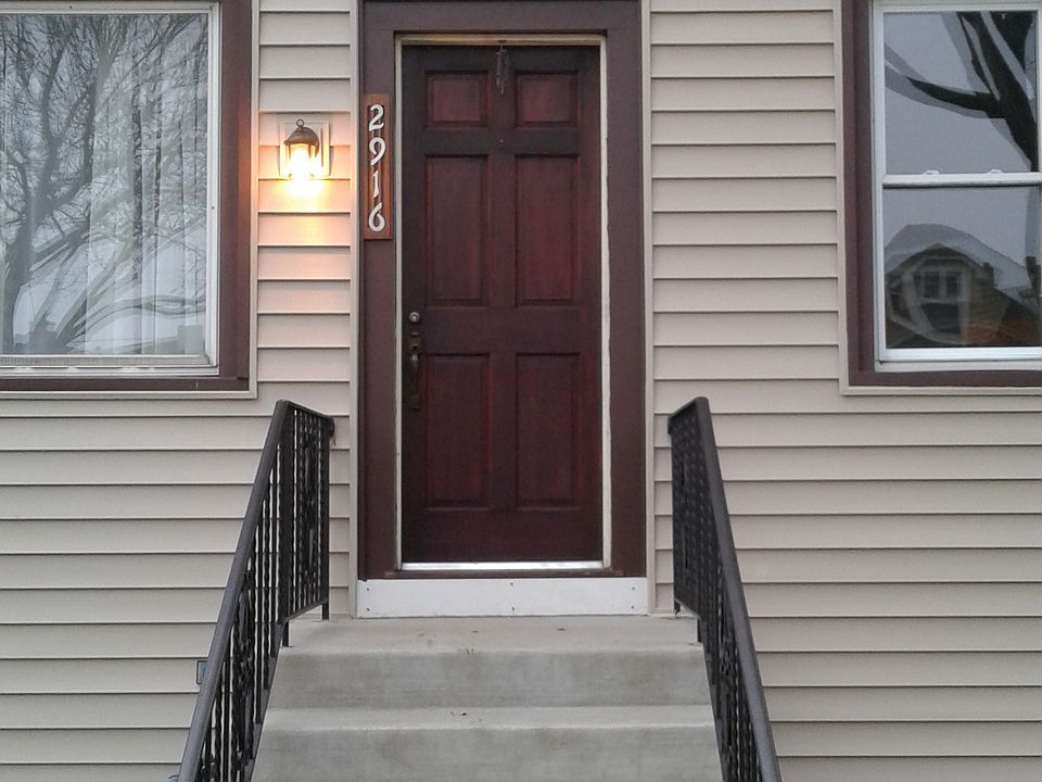 Front stairs and entry