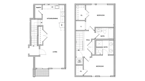 Floor plan 2x2A