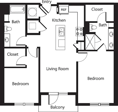 Floor plan B1