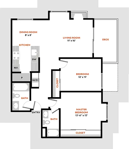 Floor plan North 2CR
