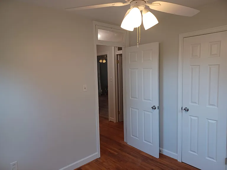 view from 2nd bedroom with closet