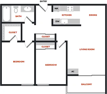 Floor plan Plan 2E