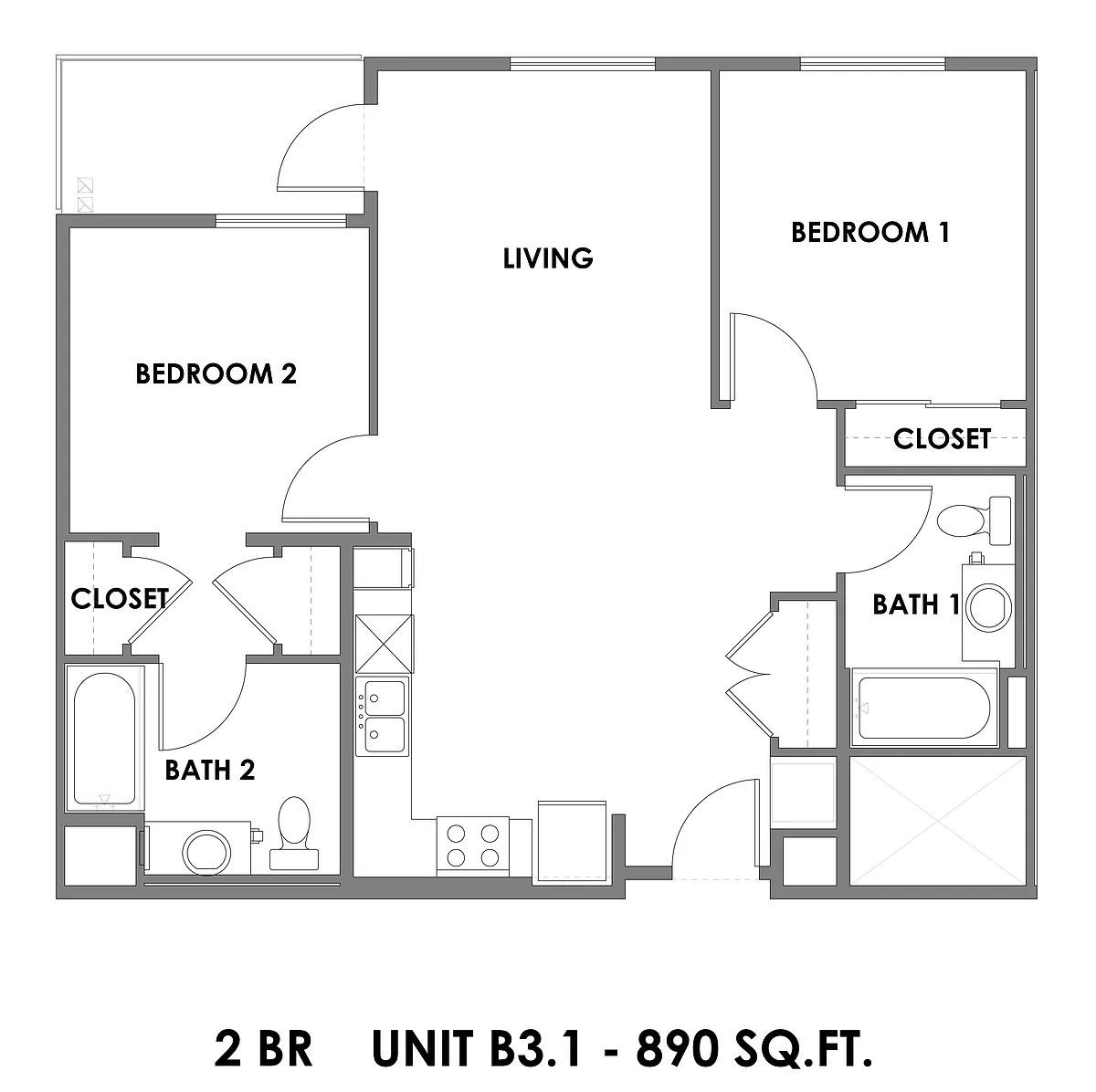 Floor plan B3-1