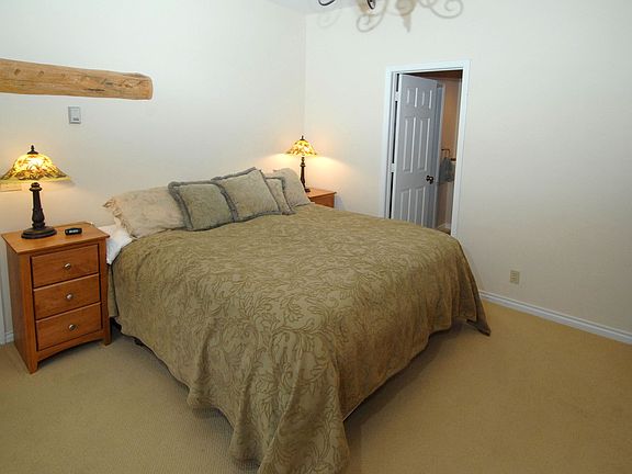 Spacious main floor master bedroom