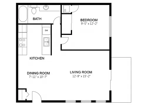 Floor plan Model B