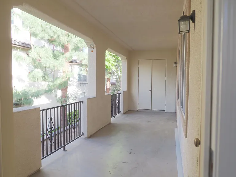 Balcony for grilling and relaxing