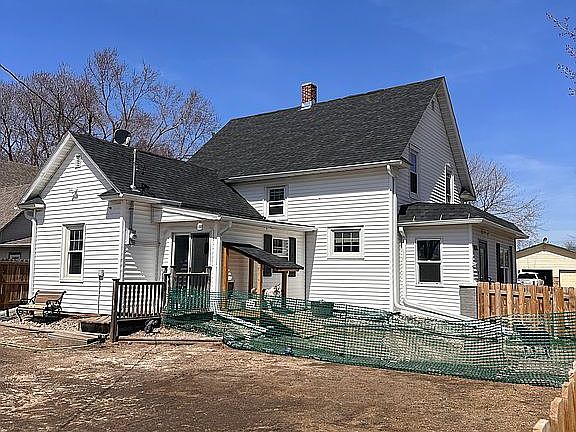 Backyard before seeding 