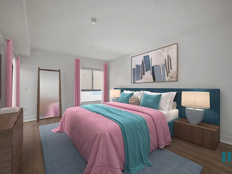 Bedroom with Vinyl Flooring, and Multiple Windows