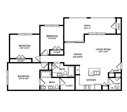 Floor plan Buttercup Creek