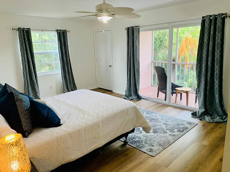 new vinyl flooring in entire second floor which has both bedrooms and bathrooms