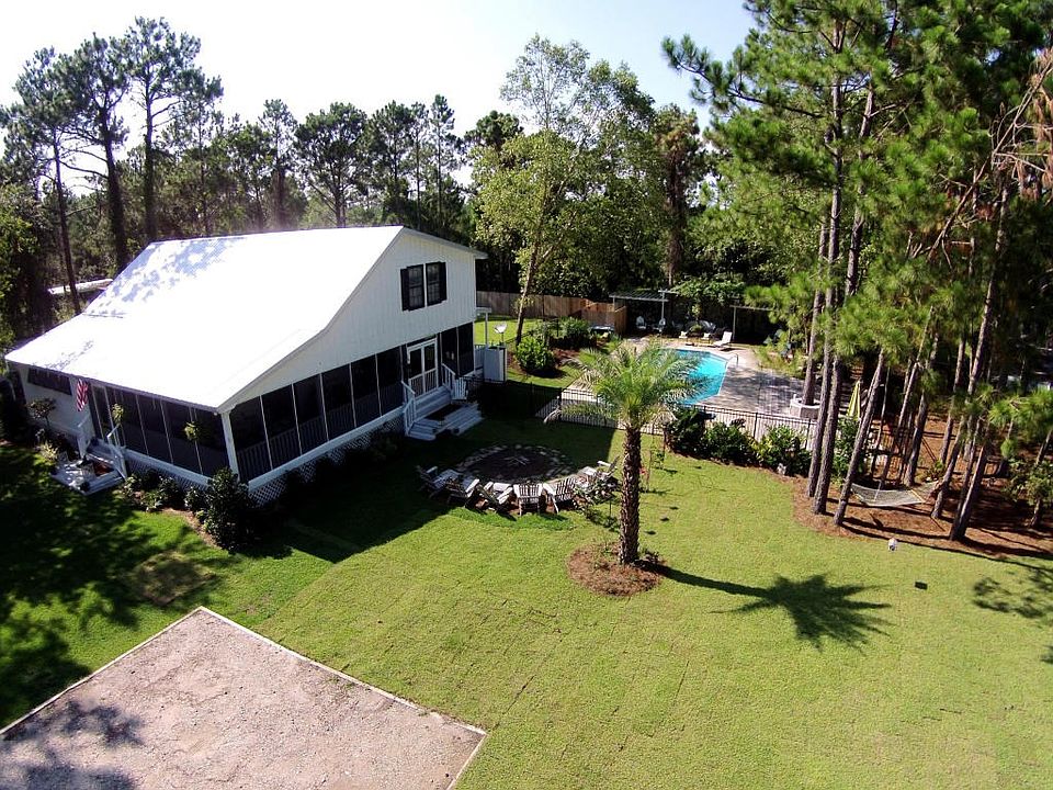 Aerial view of property